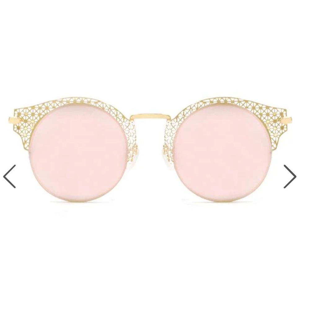 Topfoxx Angel sunglasses in rose gold WITH CASE
